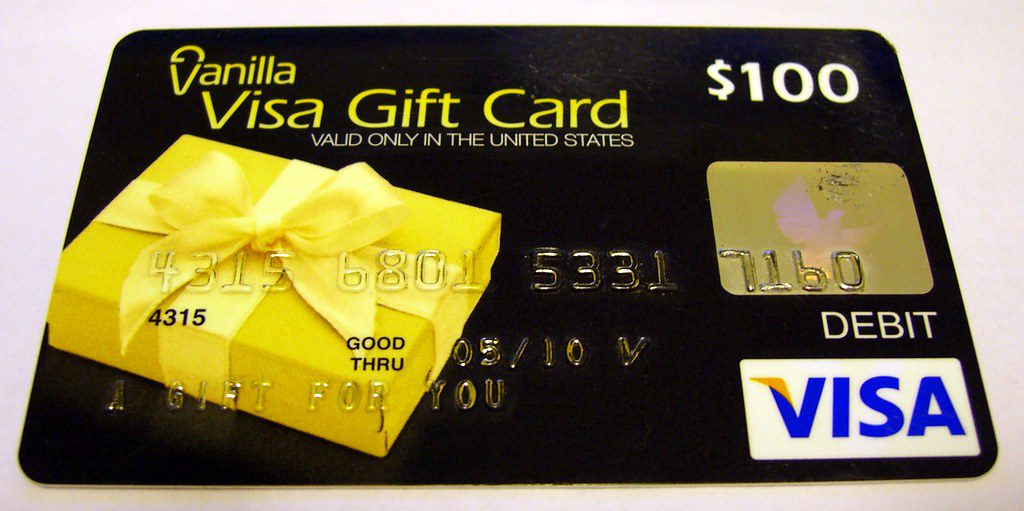 buying visa gift card on Prestmit