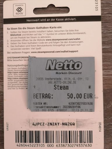 Picture of Euro Steam card