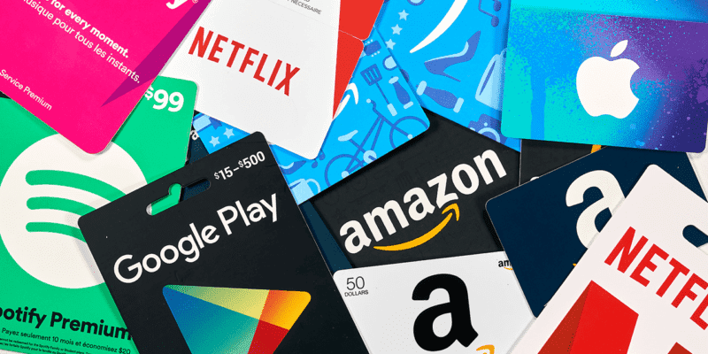 What happens to unspent gift cards