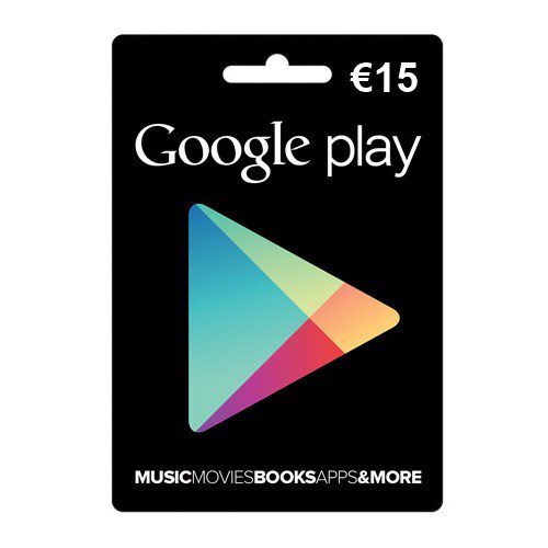 Google Play gift card as one of top 5 Greece gift cards
