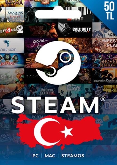 Steam gift card in Turkey 