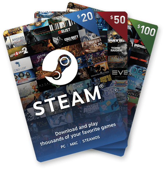 Steam gift card