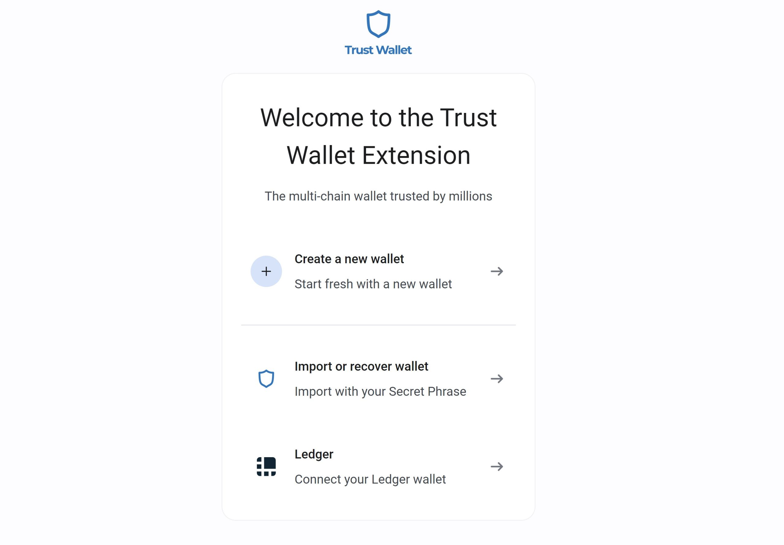 how to set uo trust wallet on pc