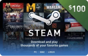 How much is $100 Steam gift card in Bitcoin & USDT