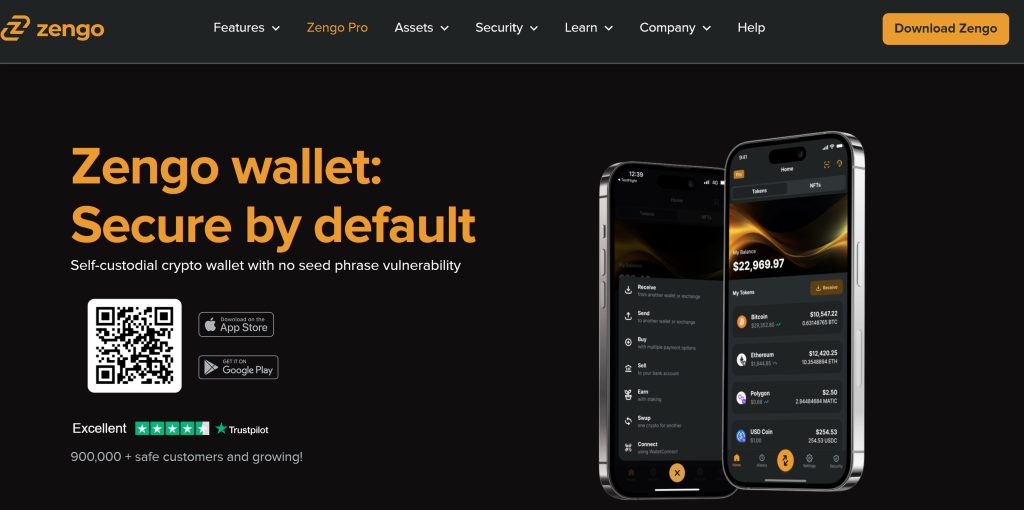 Zengo Bitcoin wallet 